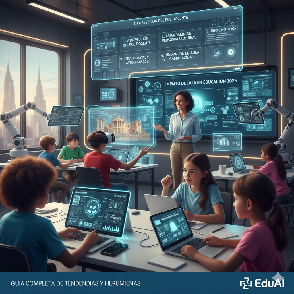Inteligencia Artificial en la Educación: Futuro y Tendencias 2025