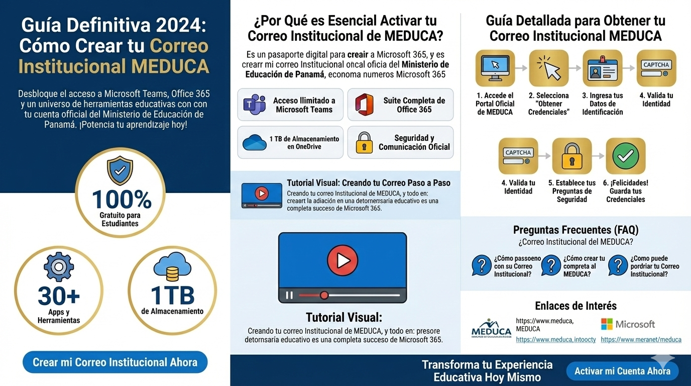 Guía Correo Institucional Meduca Panamá